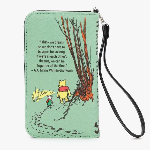 Winnie the Pooh Book Cover Wallet or Wristlet - Book Lover Gifts - Picture 3 of 7